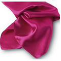 Solid Series Fuchsia Silk Scarf - 8"x45"